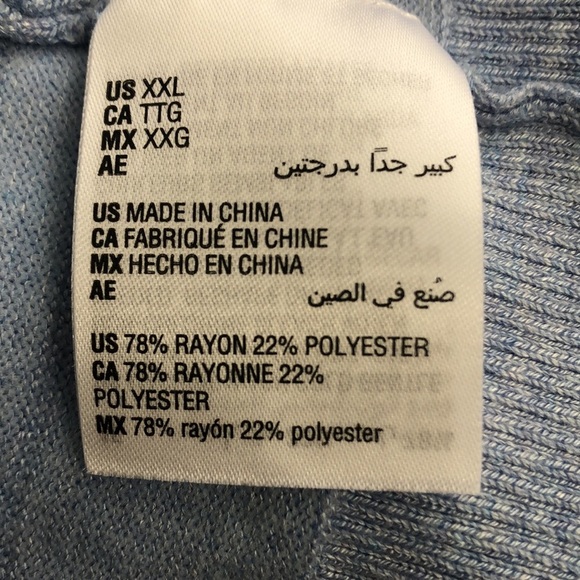 Karen Scott Light Blue Heather Jersey Cardigan XXL - Picture 5 of 10